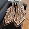 Large square scarf silk scarf women's new versatile spring and autumn winter high-end mother scarf shawl with shirt
