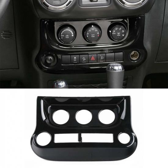 Center Console Air Condition Switch Button Cover Trim For Jeep Wrangler JK 11-17