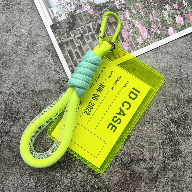 Lanyard ID Card Holder Contrasting Colors Credential Holder Removable Identity Card Holder Premium ID Badge Teacher Accessories
