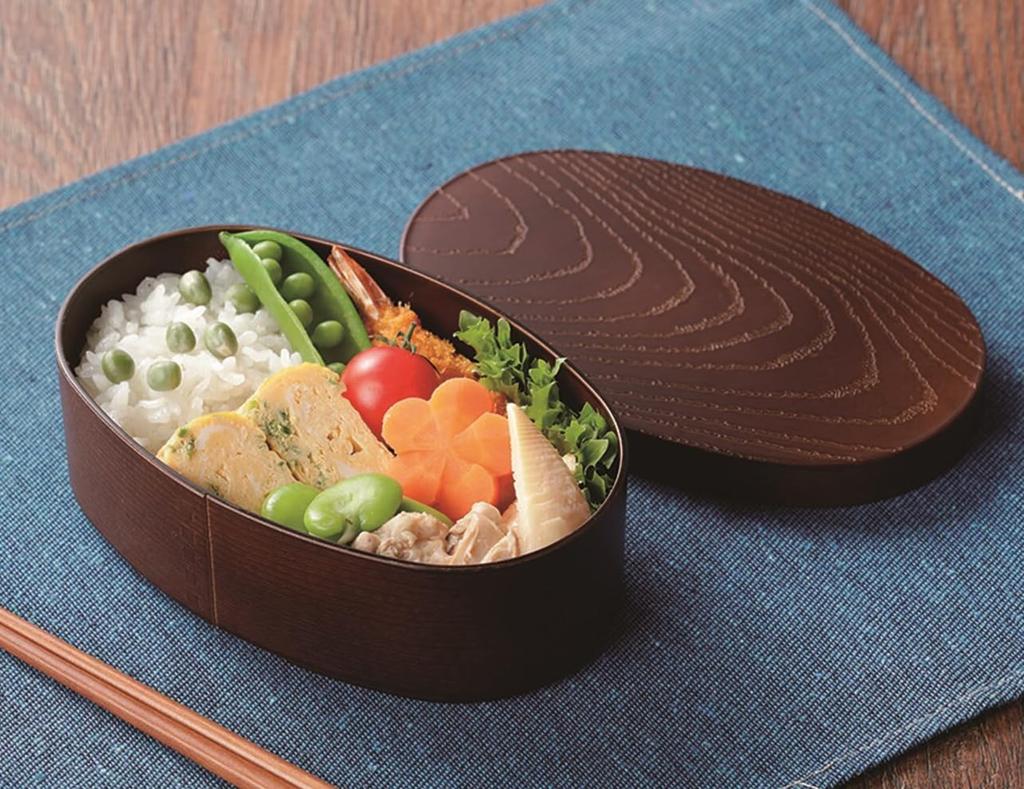 NEIGHBOR CLOWN Bento Magewappa Lunch Includes RC Sticker Microwave-Safe Box, (Bentwood) Box, Leak-Resistant, Freezer-Safe, Dishwasher-Safe,