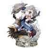 23cm One Piece Figures Luffy Vs Kaidou Anime Figures Luffy Gear 5 Statue Nika Luffy Figurine Gk Figurine Model Doll Toys Gift