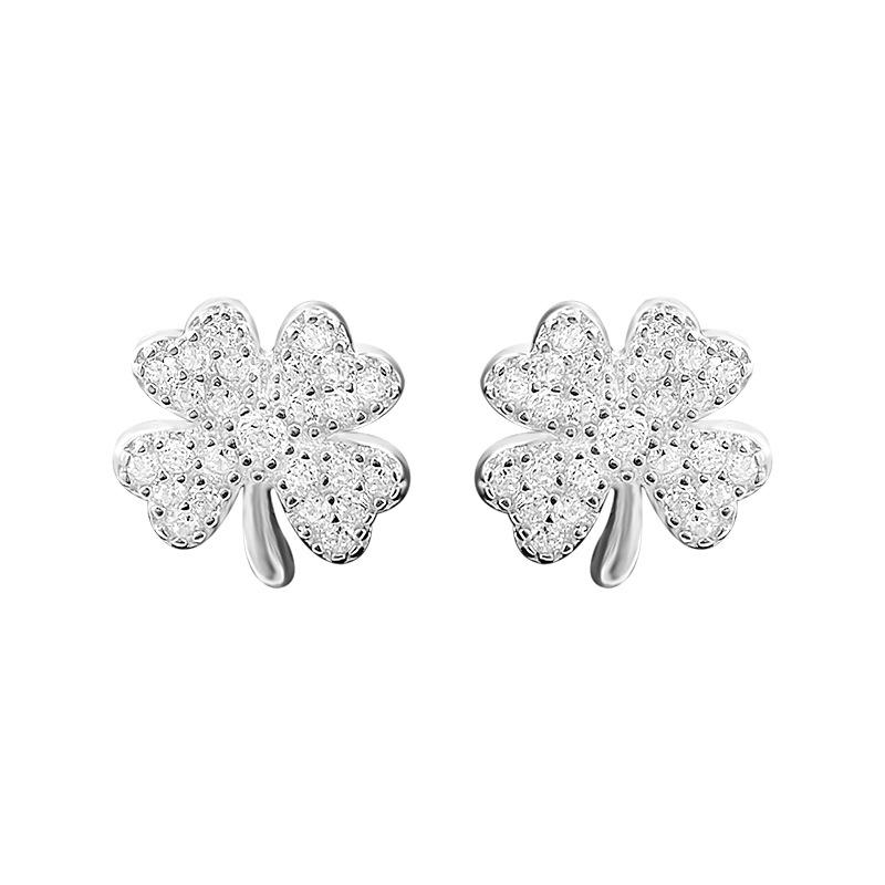 

Милые серьги-четырехлистный клевер для женщин Простые, компактные, модные и элегантные серьги