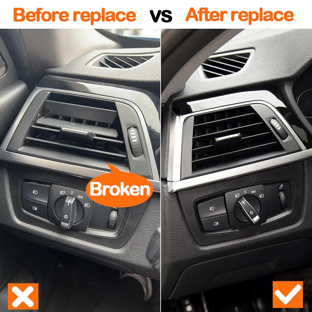 Dashboard Central Left Right Rear Air Conditioner AC Vent Grille Replacement For BMW 3 4 Series F30 F34 F32 F33 F36 F80 F82