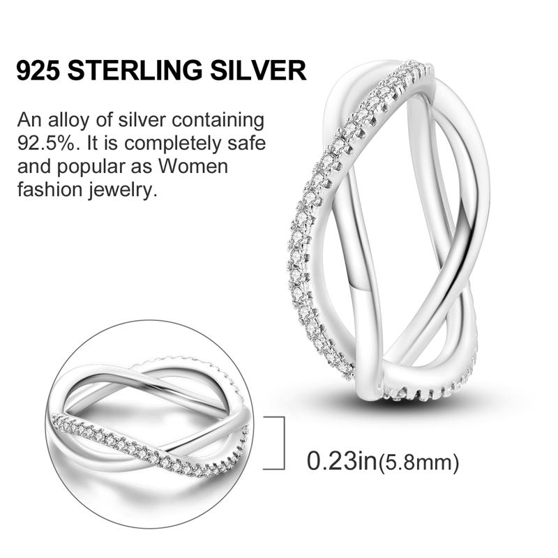 925 Silver Rings Original Design Blue Zircon Star Moon Finger Rings For Women High Quality Wedding Jewelry Gift