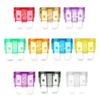 50PCS/Lot Car Fuses 2A 3A 5A 7.5A 10A 15A 20A 25A 30A 35A Amp with Box Clip Assortment Auto Blade Type Fuse Set Truck
