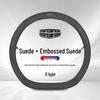 Compatible with Geely Models: Xingyue L, Boyue PRO, Haoyue L, Emgrand LS, Xingrui, Binyue - Ultra-Thin Suede Steering Wheel Cover.
