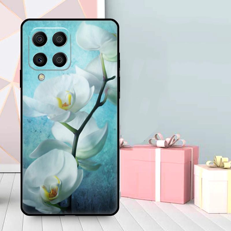 Orchid Flowers Colorful Case For Samsung Galaxy M16 M31 M21 M13 M33 M53 M15 M35 M55 M36 M56 M12 M32 M52 M14 M34 M54