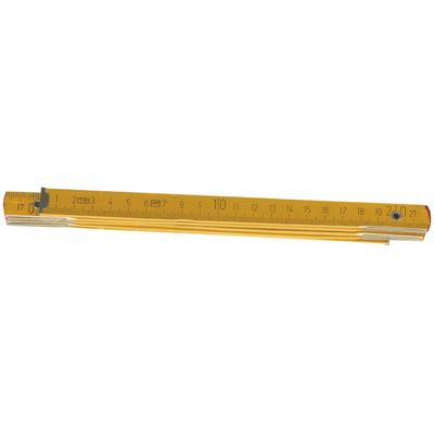 Wooden Folding Rule 1 M, Yellow