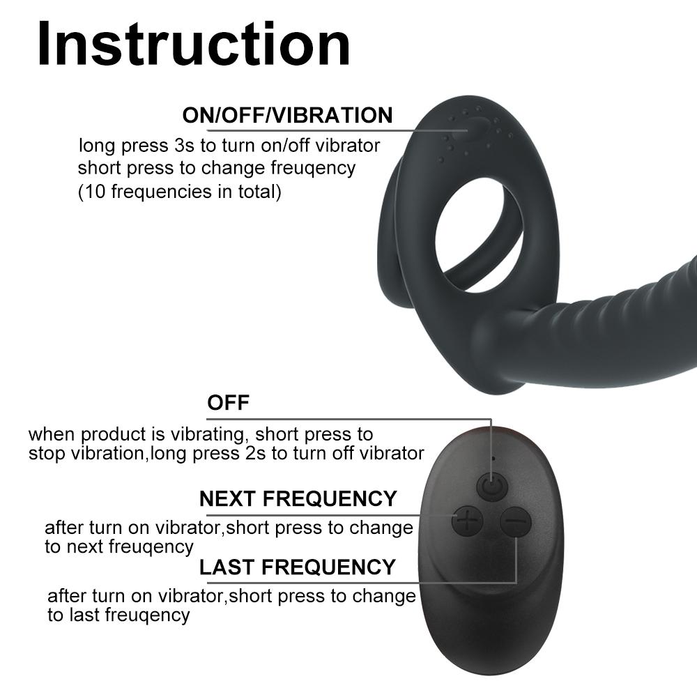 Wibrator z podwójną penetracją Zabawki Seksualne Dla Par Strapon Dildo Wibrator Strap-On Penis Zabawki Seksualne Dla Kobiet Mężczyzn Akcesoria dla Dorosłych