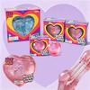 Needoh Good Vibes Only Teenie Cuore Squishy Glitter Giocattolo Sensoriale Cuori da Spremere Fidget Sollievo dallo Stress Ansia Autismo ADHD Kit Regalo