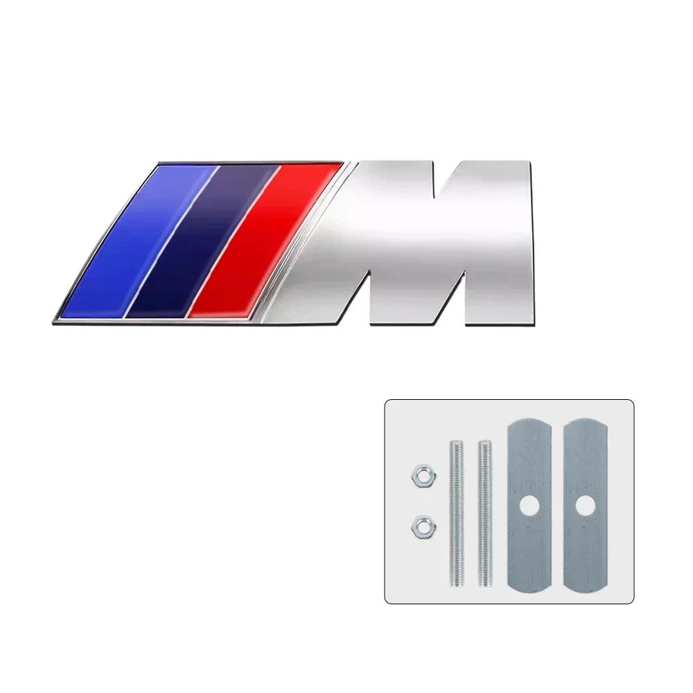 

For M BMW E90 E92 E93 F20 F21 F30 F31 F32 3D Metal Auto Front Grille Badge Body Trunk Decor Emblem Car Modification Accessorie 1PCS