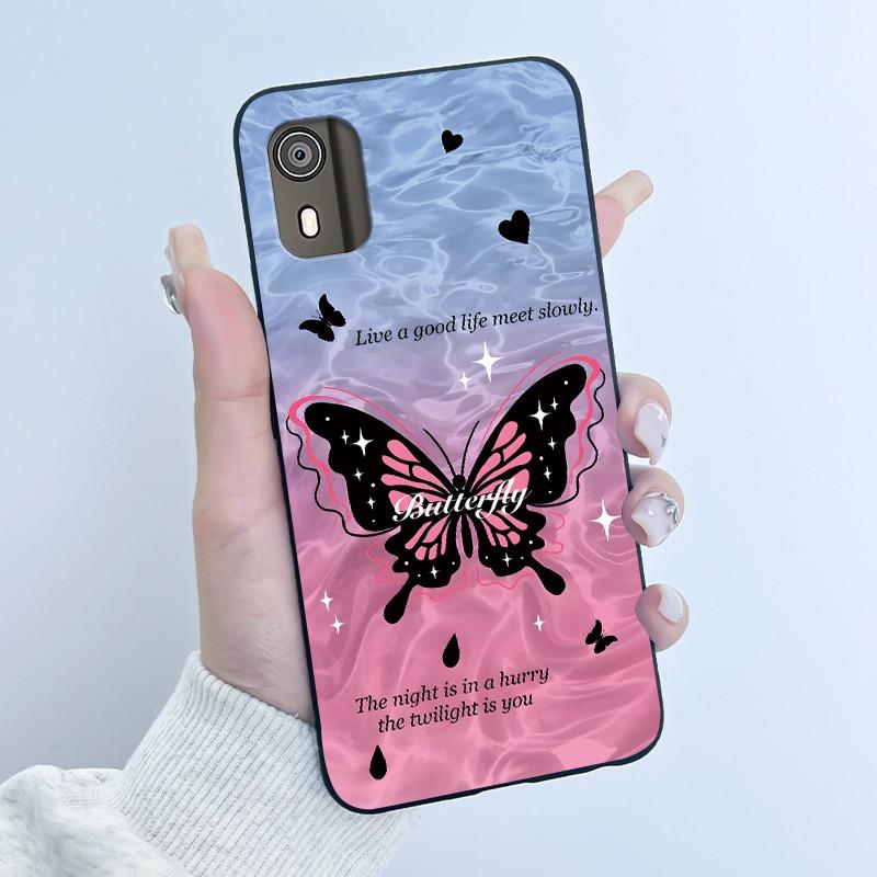 Cute Case For Nokia C02 (TA-1522) / C2 2nd Edition Funda Capa Printing Shell Protective Cover Soft Silicone Cartoon Phone Casing