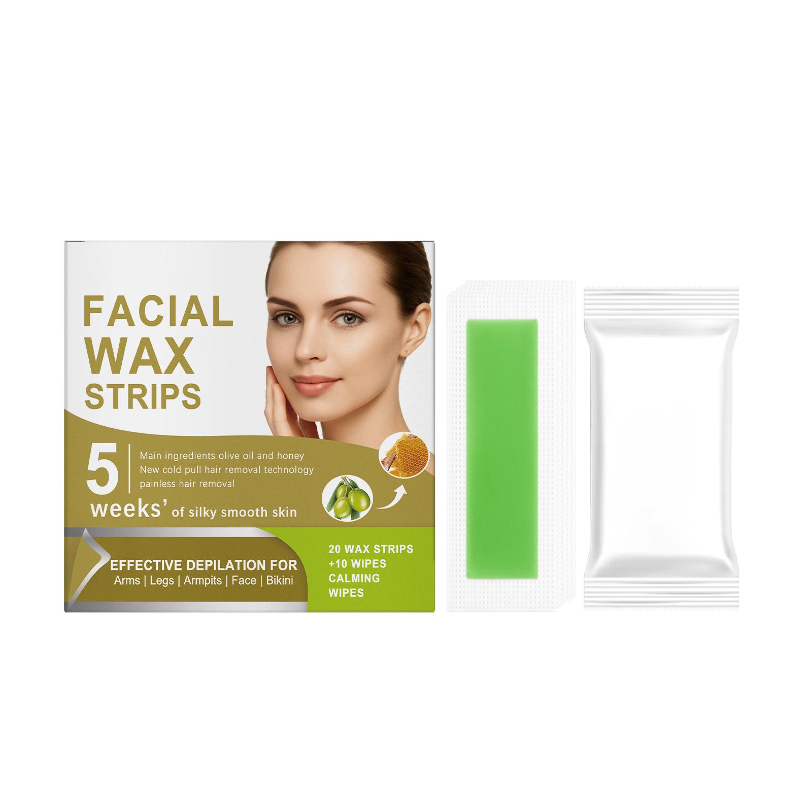 

Нежная восковая бумага для удаления волос на лице, Быстрое и нежное удаление волос, Подходит для всех типов кожи, Быстрое удаление волос и успокаивающее удаление волос(1мл)