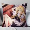 Marisa Kirisame Comic Game Touhou PProject Pillow Case Fashion Square Pillowcase Bedroom Sofa Room Ins Decoration Leisure
