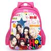 Babymonster Member Name Collage, Schoolbag, Elementary School Backpack, Korean Group Support Pink Backpack