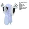 Halloween Ghost Decoration Hanging Honeycomb Tissue Paper Ghost Creepy Flying Ghost Ornament for Yard Patio Porch Tree Halloween Party Favors