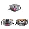 Animal Mask Funny Print Cotton Face Mask With Earloops For All Seasons