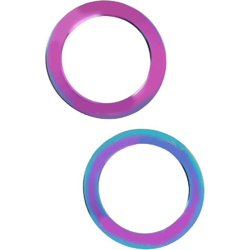 

Bicycle Pedal Washers, Extended Rustproof Alloy Spacers for Mountain Bike Gaskets, 2Pcs Colorful Upgrades for Cyclists Commuters and DIY Repair