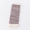 Two-Toe Cotton Socks: Striped, Sweat-Absorbent, Mid-Tube Style for All Seasons, Unisex Split-Toe Design