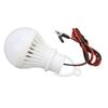 LED Camping Tent Lantern Plastic Outdoor Emergency Light Bulb with Hook for Hiking Fishing 12V 5W