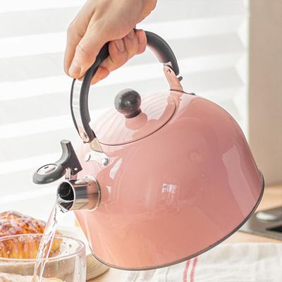 Pfeifkessel 3L für Elektroherde Tee Kaffee Milch Kochendes Wasser Küchengeschirr Topf Teekanne Wasserflasche Induktion