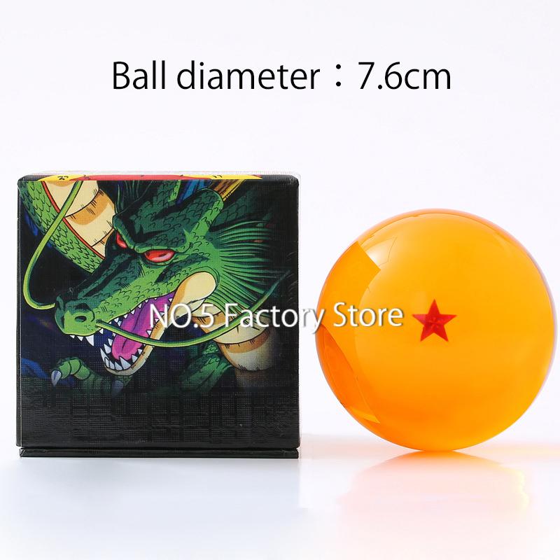 Anime Dragon Ball Z Shenlong Pvc Figures Shenron Porunga And 7 Stars Crystal Ball Dragonball Balls Figurine Collection Model Toy