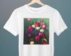Still Life with Roses and Knapweeds, Konstantin Makovsky, Unisex T-Shirt, Realism, Art T-Shirt, Gift for Her, Gift for Him, Art Lover Gift