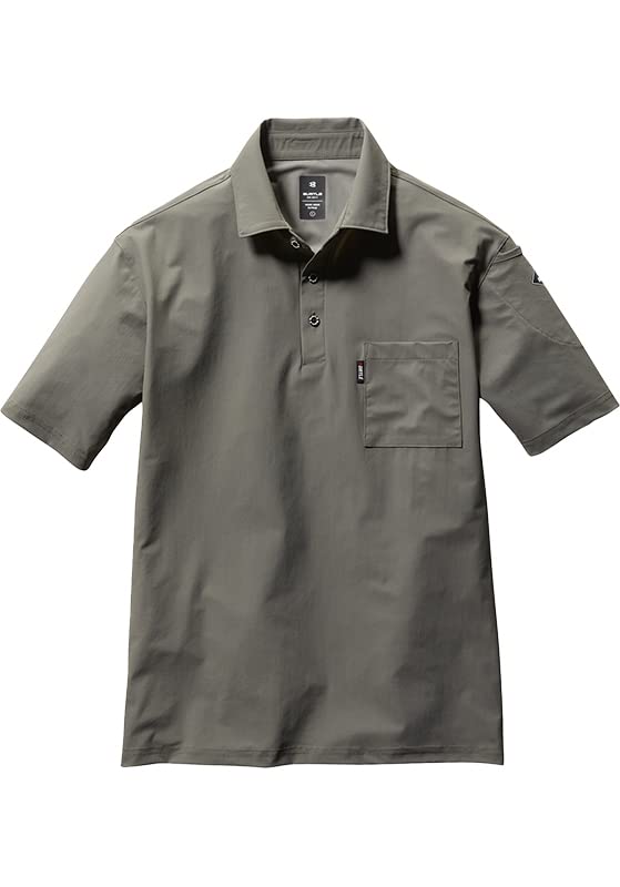 

BURTLE Short Sleeve Shirt Size 237 Mills (Unisex) (68 Gray, Large)