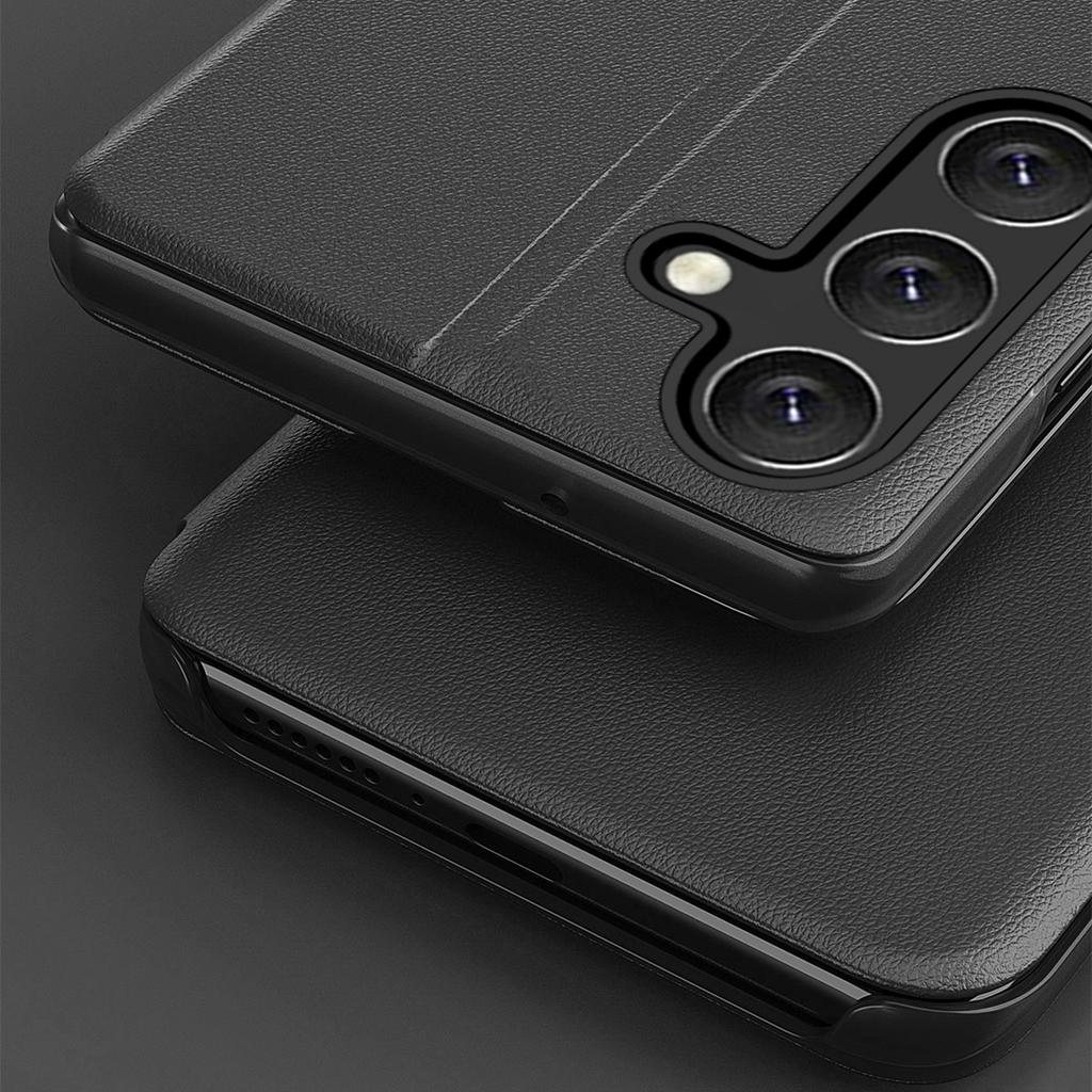 For Samsung Galaxy M55 5G/C55 5G/F55 5G Case View Window PU Leather Stand Cover