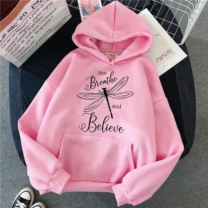 Women's Casual Dragonfly Sweatshirt Gothic Top Y2k Hoody Pullover Breathable Comfortable Design Graphic Streetwear Women Clothes