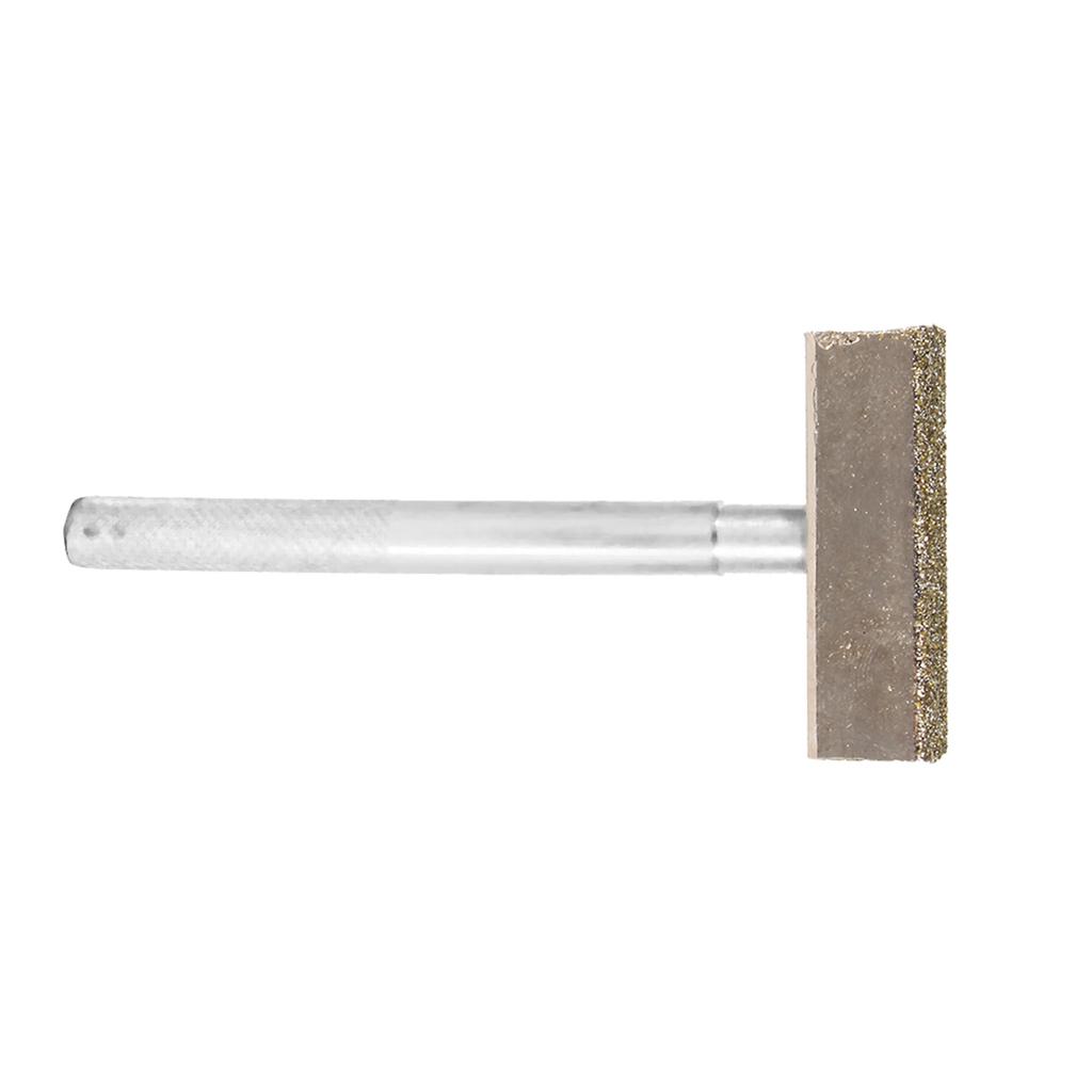 1 Piece Grinding Wheel Tool Silver Stone with Flat Coated for Bench Grinding Deburring Wheels