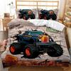Wheels Cartoon Duvet Cover Bedding Set Monster Trucks Duvet Cover With Pillowcases 75*50 For Adult Boys Girl Bedroom Decoration