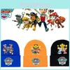 Paw Patrol Knitted Acrylic Hat Thermal Insulated Roll Brim For Winter Outdoor Unisex Adults