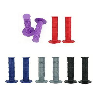 2PCS Universal Motorcycle Handlebar Grips 7/8 Inch Rubber Handle Grips Accessories for Motocross Scooter Dirt Bike
