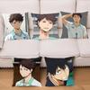 1pc Classic Anime Haikyuu Pillow Case Square Bedroom Sofa Leisure Comfort Cushion Car Living Room Home Decoration