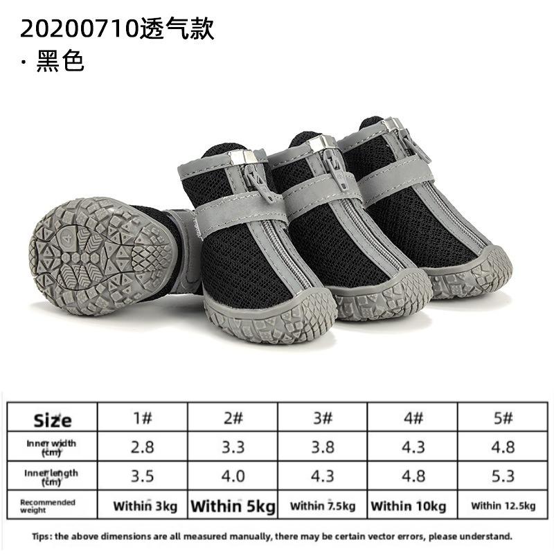 

New Dog Shoes Pet Shoes Teddy Poodle Small Dog Puppy Shoes Waterproof Breathable Abrasion Resistant Summer Winter Within5 yards12.5 kg