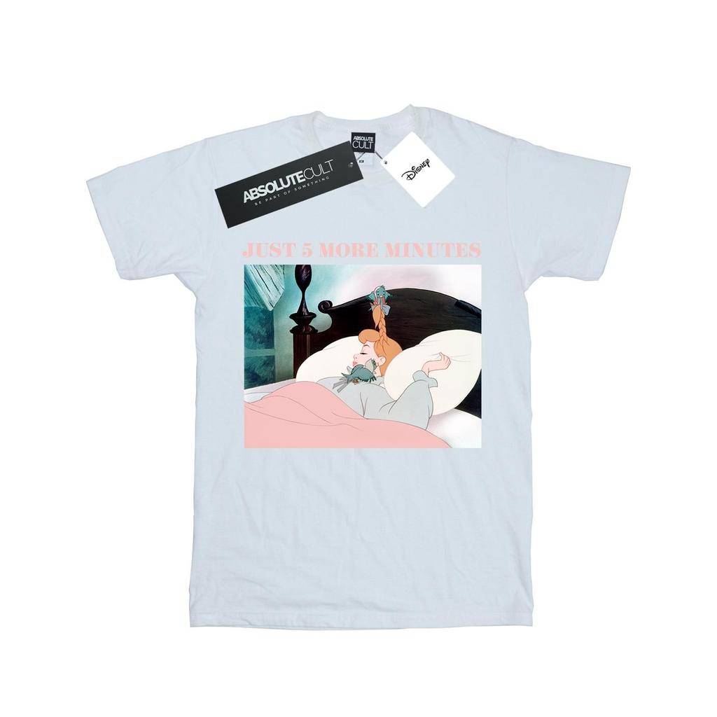 Disney Womens/Ladies Princess Just Five More Minutes Cotton Boyfriend T-Shirt