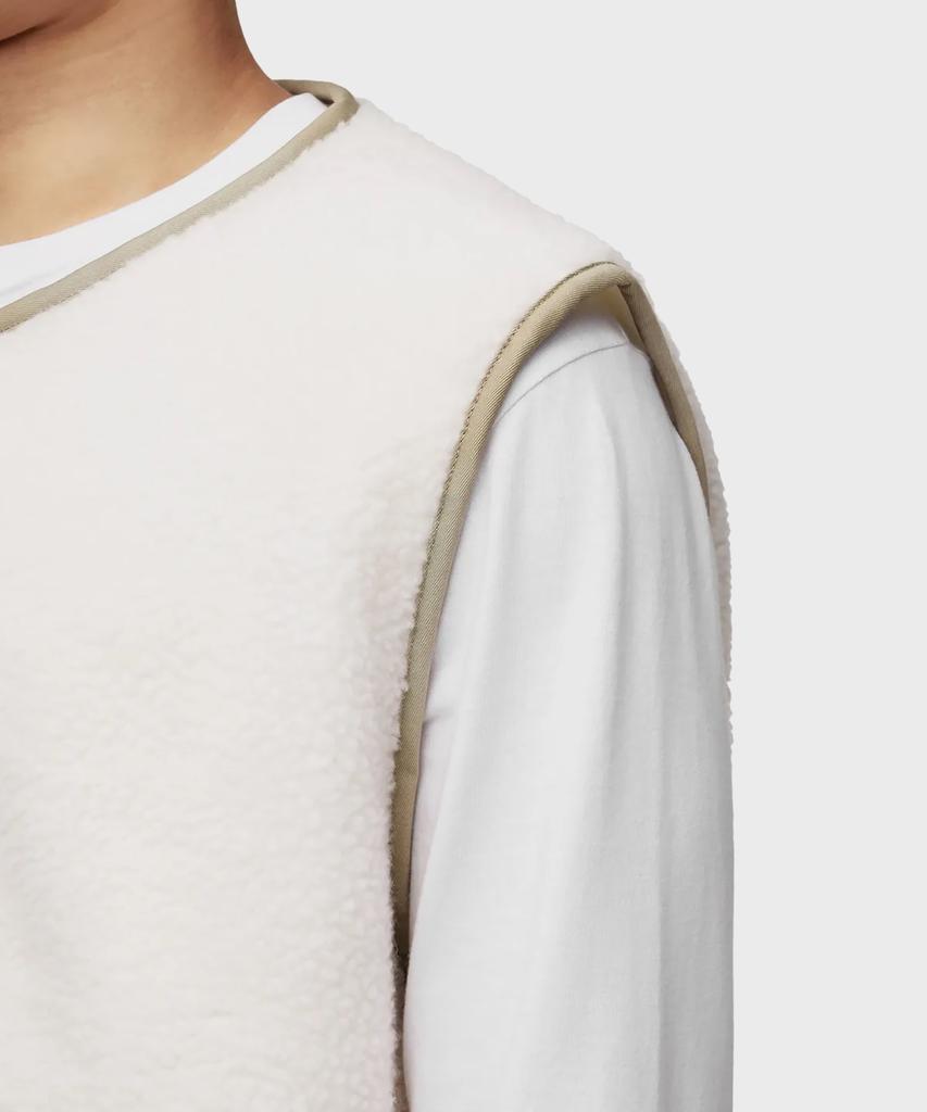 Dickies Relaxed Fabric Blocking Vest Cream