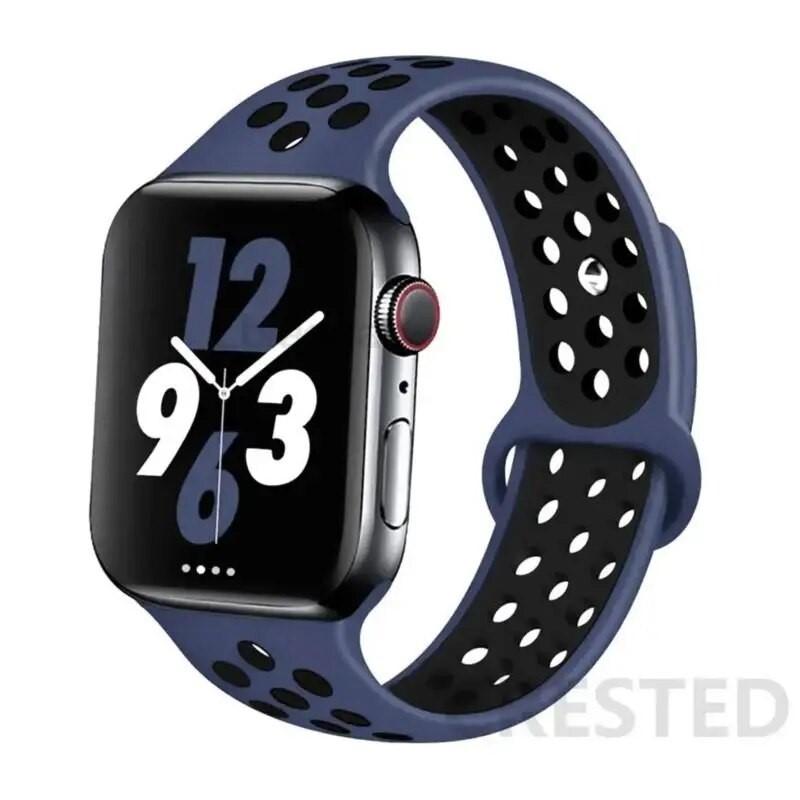 Silicone band For Apple Watch 11 strap 44mm 40mm 45mm 41mm 42mm 46mm correa bracelet iWatch Series 10 8 SE 3 6 7 9 Ultra 2 49mm
