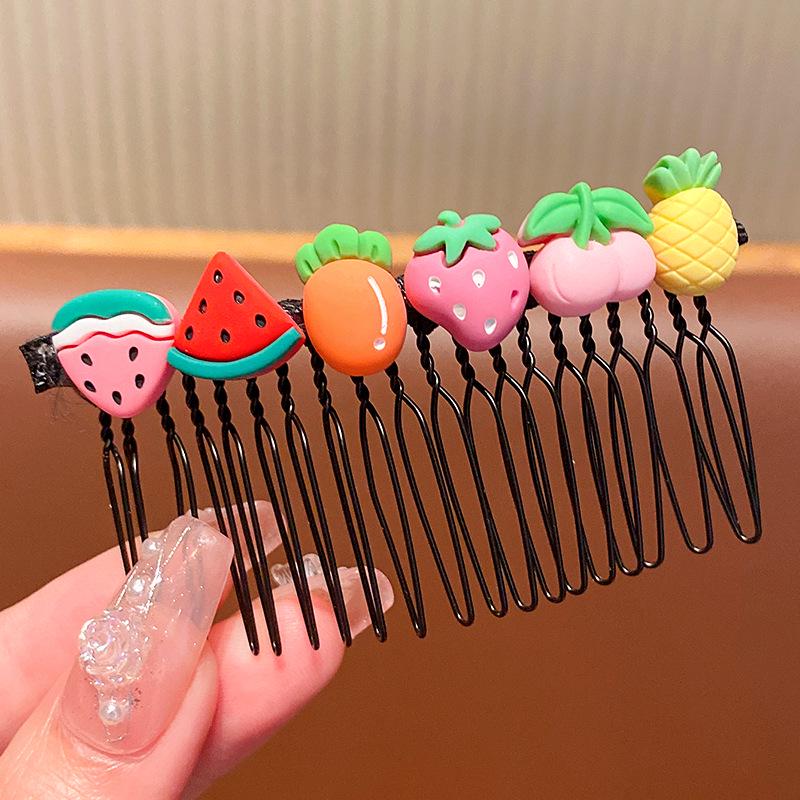 Children's Cartoon Hair Comb & Clip - Summer Hairpin Organizer for Girls