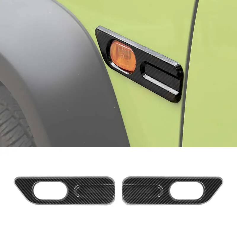 ABS Exterior Front Rrear Lights/Leaf Board Turn Signal Decoration Cover for Suzuki Jimny 2019 Up Car Accessories
