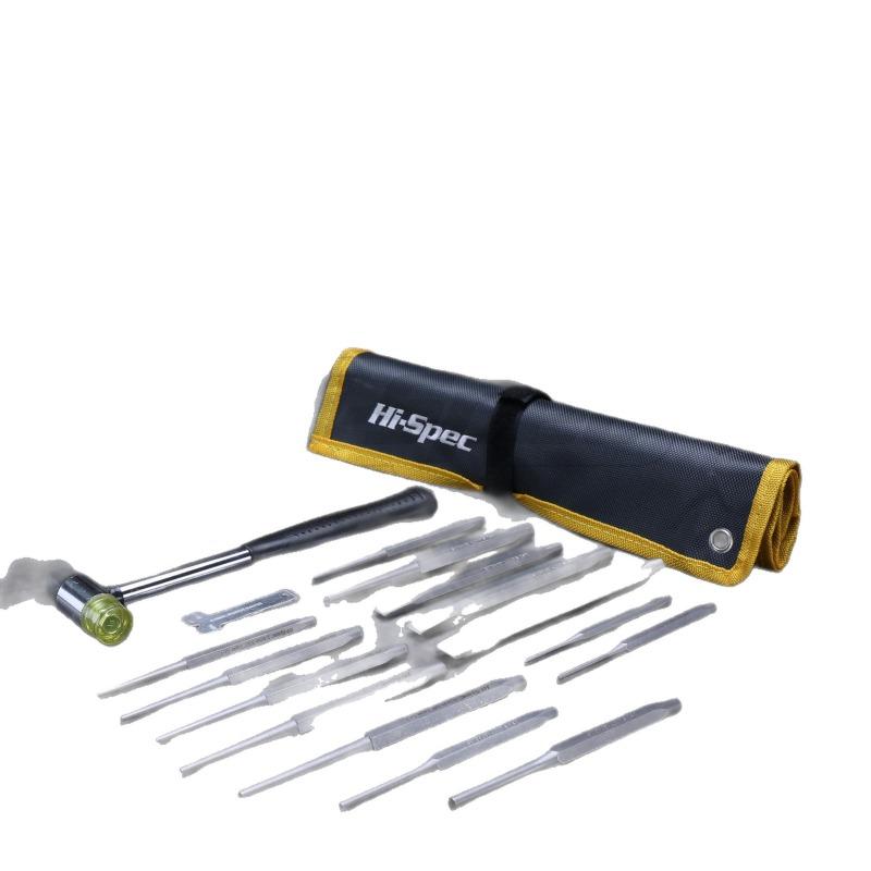 19 stk Spikerdorn Meiselsett Konisk dorn Sylindrisk dorn Konisk dorn Meisel