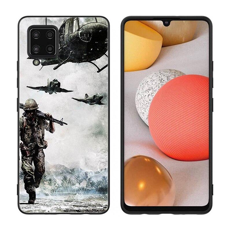 Army Soldier Special Forces Case For Samsung Galaxy A12 A02S A22 A32 A52 A72 A71 A51 A41 A31 A21 A11 A50 A70  A20S Black Cover