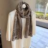 Cotton and Linen Scarf Autumn and Winter New Fashion Headscarf Silk Scarf Long Scarf Thin Neck Protection Decorative Scarf Versatile Scarf Shawl