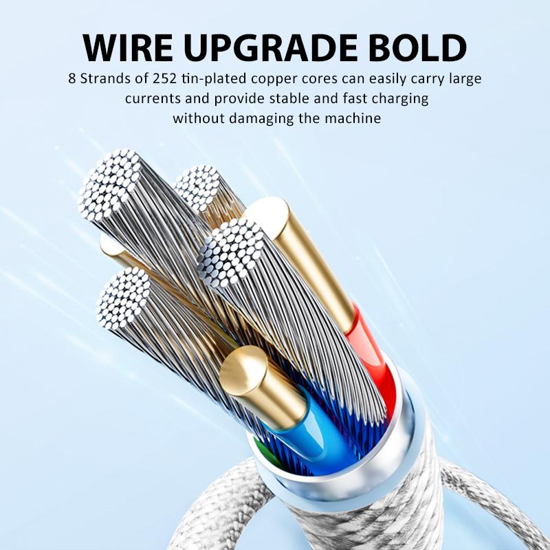 20W Braided Fast Charging Cable For Apple iPhone 14 13 12 11 Pro Max USB C Cable For 13 12 Mini 14 Plus Accessories Charger Wire