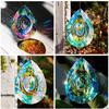 Large Crystal Rainbow Prism Pendant Sun Catcher Hanging Decor with Light Refraction Wedding Decor Home Wedding Party Decoration