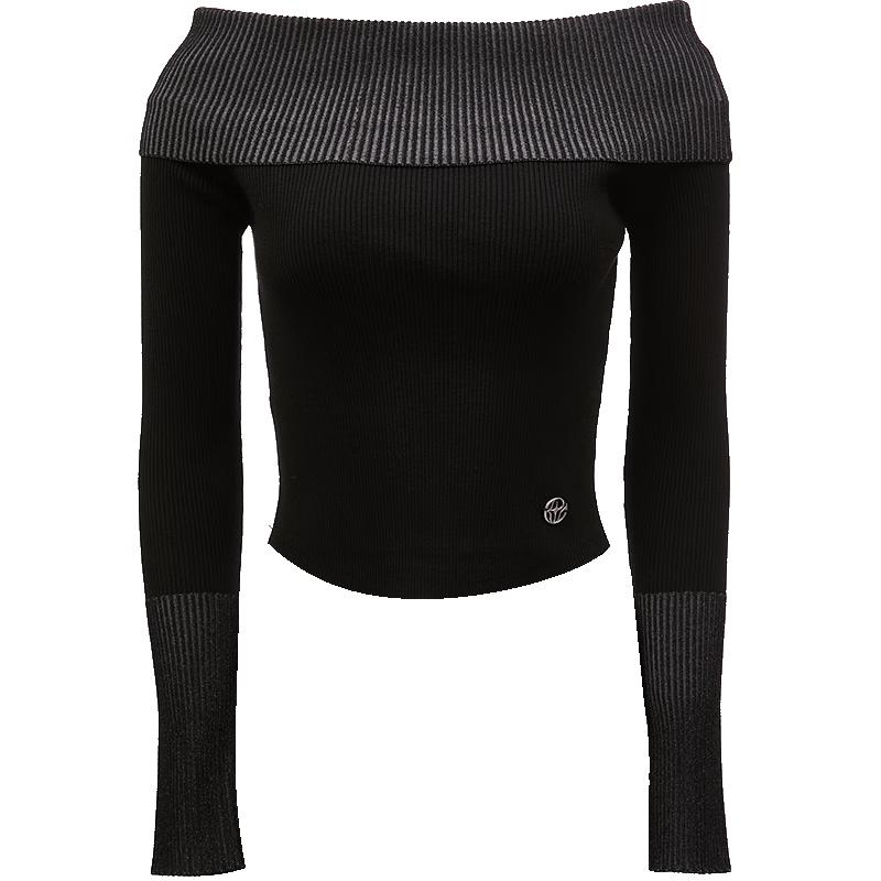 

ONLY Women s Fall Elegant Off-Shoulder Knit Sweater L