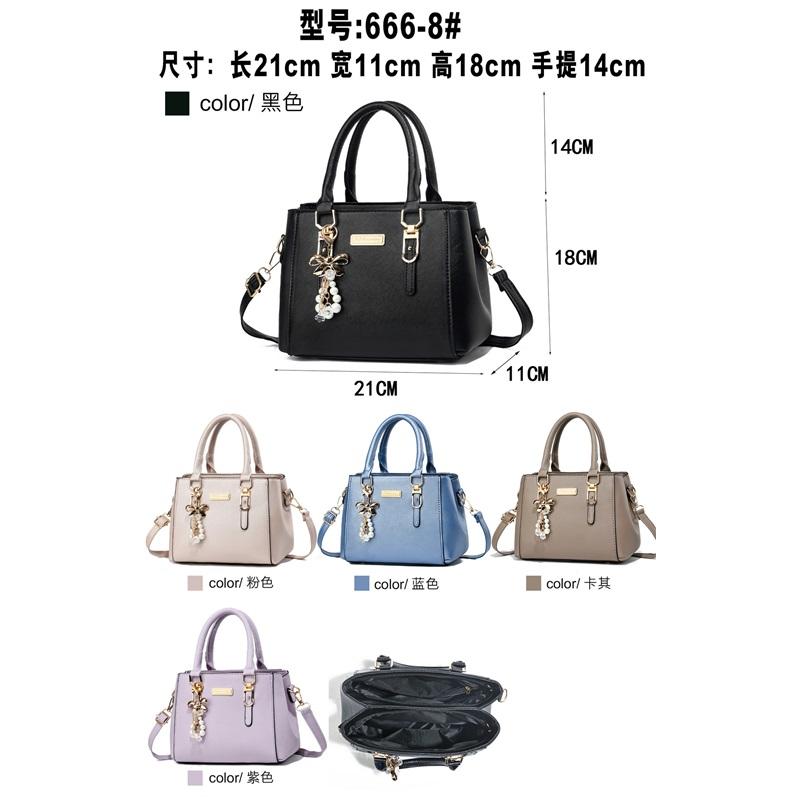 Fashion All Match Small Women Handbag Portable Hand Carry Multiway Single Shoulder Crossbody Daily Matching Purse