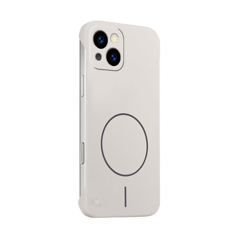 Compatible with Apple 17 Phone (17Air/17Pro/17ProMax) Skin-Feel Magnetic Borderless Frosted Anti-Fall Case 17Pro