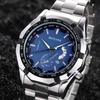Sports Men'S Watch Steel Belt Calendar Concept Non-Mechanical Quartz Watch Fashion Trend Business Watch